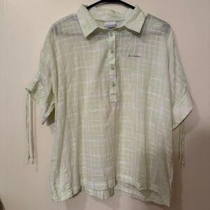 Columbia Light Green Women's Top